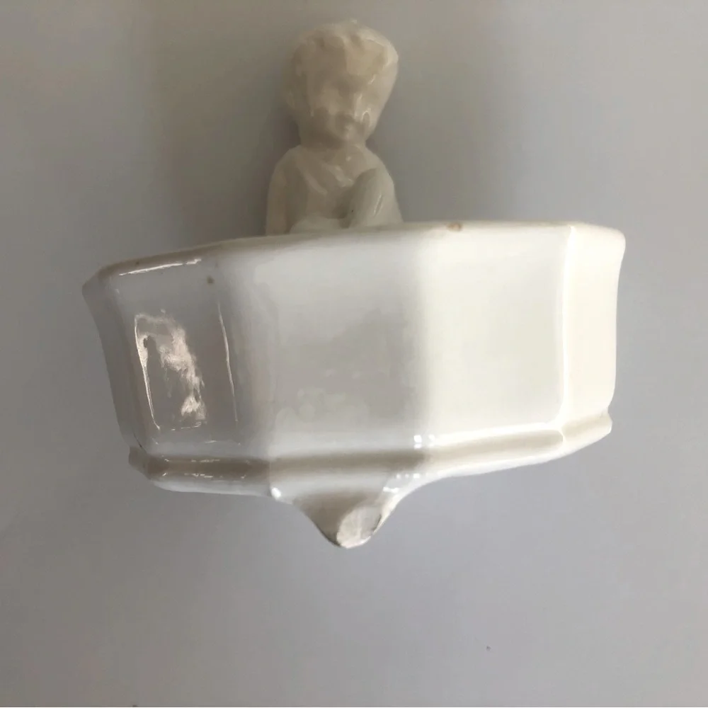 Vintage Little Child Toothbrush Holder